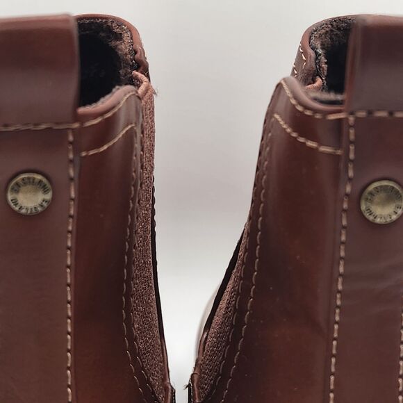 Eastland Womens 9.5M Jasmine Ankle Booties Brown Faux Leather Pull On Casual - Picture 5 of 16